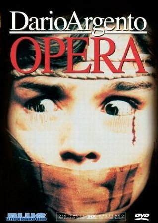 The Movie Poster For Dario Argento S Opera Which Features An Image Of