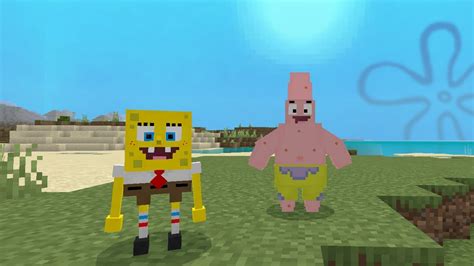 Spongebob In Minecraft Spongebob Addon Teaser Youtube