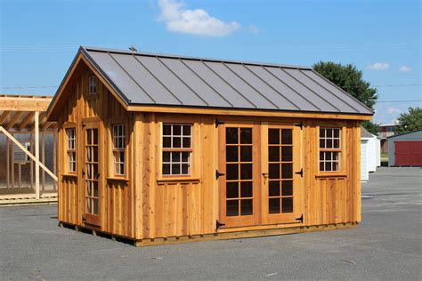 12x16 Cedar Board And Batten Garden Shed Visit Our Website At