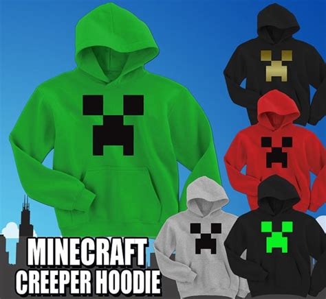 Minecraft Creeper Hoodie Video C418 3d Game By Logoprintcompany 2075