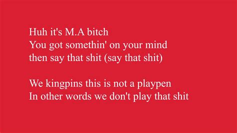 Young Ma Bleed Lyrics Hq Youtube