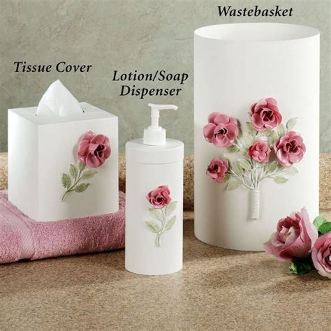Pink Rose Bathroom Cthroom Set Дизайн