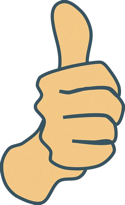 Hand Thumbs Up · Free Vector Graphic On Pixabay