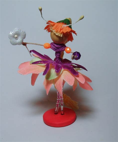 Flower Fairy Doll Angel Waldorf Miniature Spring Equinox Etsy