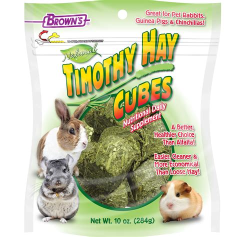 Browns Pet Food Browns Timothy Hay Cubes For Small Animals