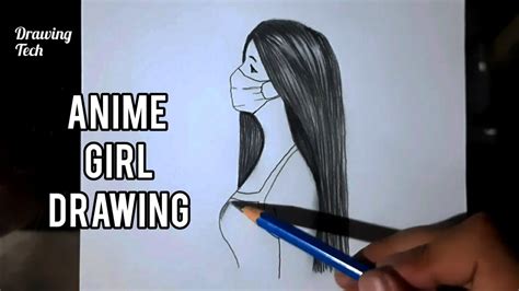 How To Draw Anime Girl Side View Drawing Step By Step Drawing