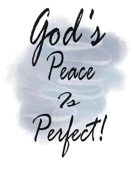 Gods Peace Is Perfect Bible Verse Printable Wall Art Etsy