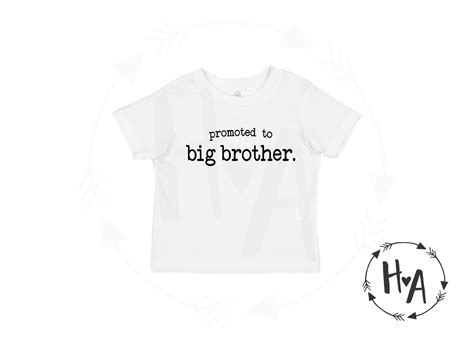 Promoted To Big Brother Shirt Big Brother Shirt Future Big Etsy