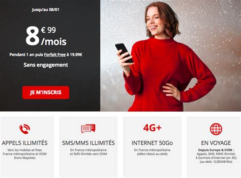 Free Mobile Nouvelle Promotion Pour Le Forfait Sans Engagement De 50 Go