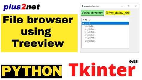 Tkinter Showing Directory And File Structure In Treeview Of The User