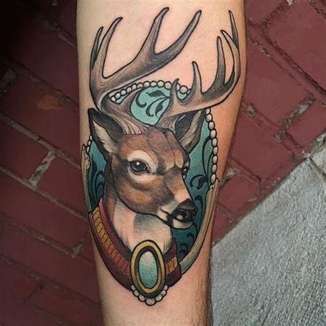 12 Traditional Stag Tattoo Designs Petpress Buck Tattoo Deer Head