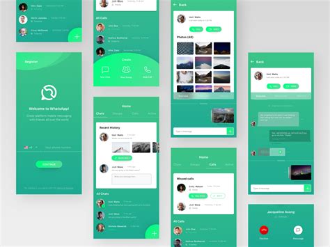 Whatsapp Redesign Concept Mobile App Inspiration Redesign Web Design