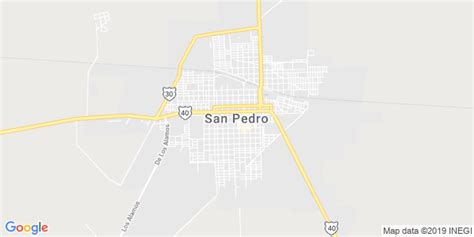 Mapa De San Pedro Coahuila Mapa De Mexico