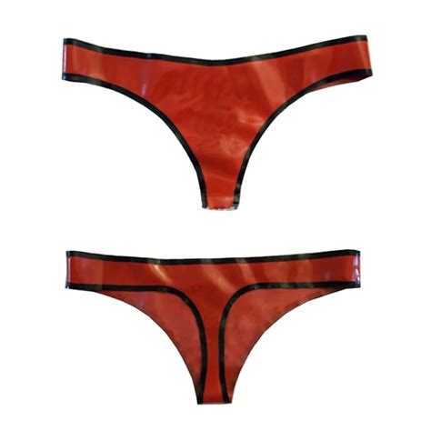 Women Latex Briefs Rubber Fetish Panties Sexy Shorts Customize Service Thong Bnlpw004 Thongs G