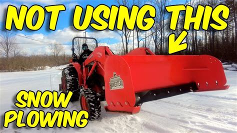 Snow Plowing Secret For Gravel Driveways Youtube