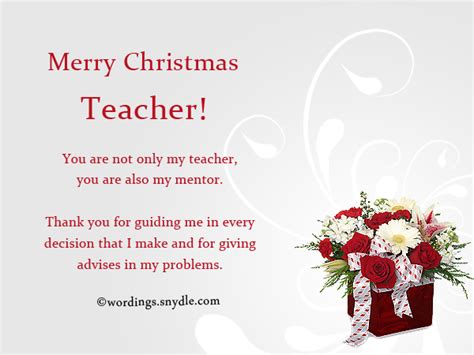 Here is a list of 75 thoughtful christmas messages for a teacher to wish them a merry christmas before the break. Christmas Messages for Teachers - Wordings and Messages