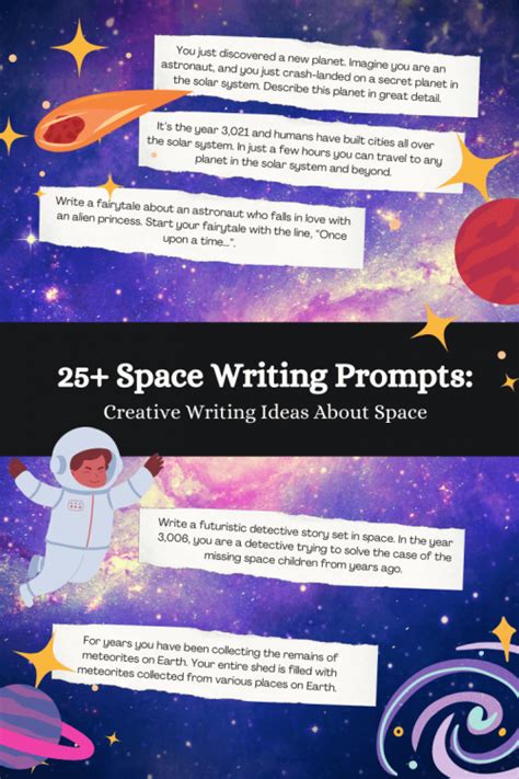 25 Space Writing Prompts 🪐 Imagine Forest