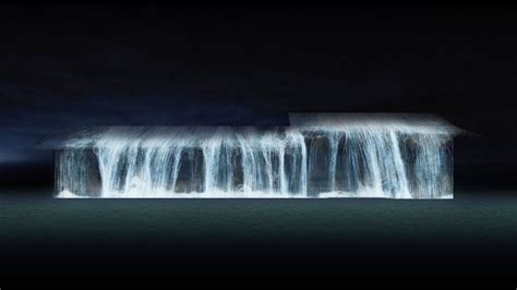 Digital Waterfalls With Projection Mapping Projection Mapping Central