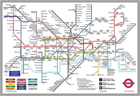 Audacious Shalott London Underground S Map