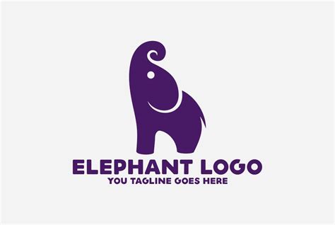 Elephant Logo by Brandlogo on @creativemarket | Grafik tasarım gambar png