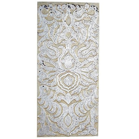 Use the falconara candle sconce to add the romance of candle light to seating areas, hallways and more. Champagne Mirrored Mosaic Damask Wall Panel | Pier 1 ...