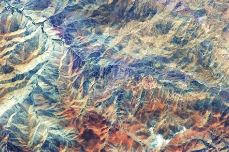 Satellite View Of Mountain Range 2 Photograph By Panoramic Images Pixels