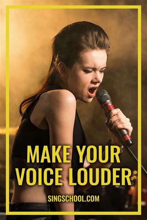 How To Make Your Voice Louder — Singschool Vocal Lessons Singing