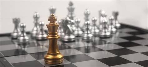 Chess Board Game Concept Of Business Ideas And Competition And Strategy