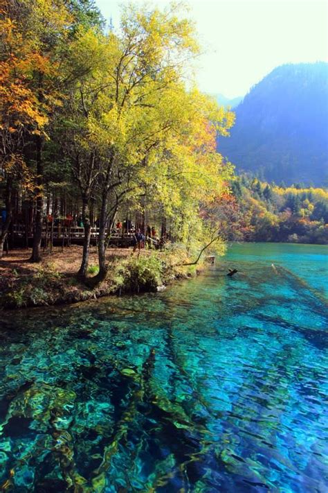 Five Flower Lake Jiuzhai Valley National Park Chengdu China Cool