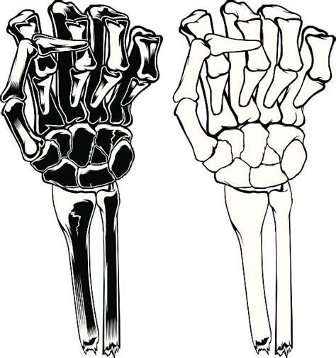 Royalty Free Skeleton Hand Clip Art Vector Images And Illustrations Istock