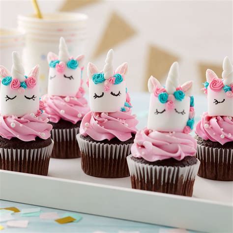 Magical Marshmallow Unicorn Cupcakes Recipe Unicorn Cake Unicorn