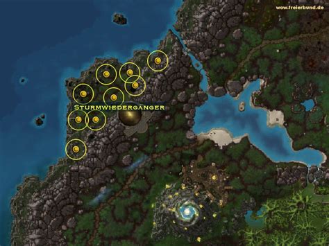 Sturmwiedergänger Monster Map And Guide Freier Bund World Of Warcraft