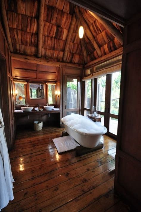 Designs chaos is the best place when you want about pictures for your need, look at the picture, these are artistic pictures. 39 Cool Rustic Bathroom Designs - DigsDigs