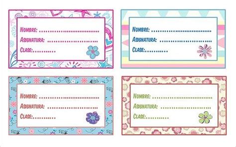 Descarga E Imprime Gratis Etiquetas Para Cuadernos School Labels