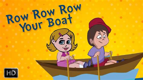 Row, row, row the boat gently to the shore, if you see a lyin' bear don't forget to roar. Row Row Row Your Boat - Children Nursery Rhymes - Animated ...