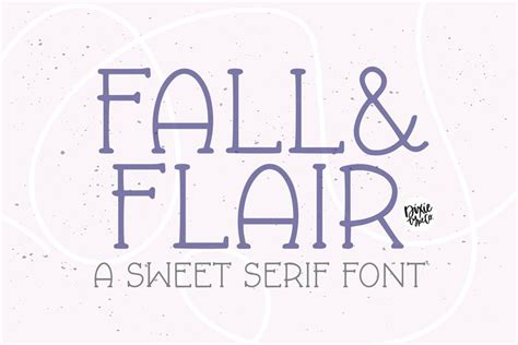 Fall And Flair Farmhouse Serif Font