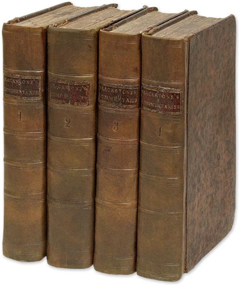 Commentaries On The Laws Of England In Four Books 6th Edition Sir