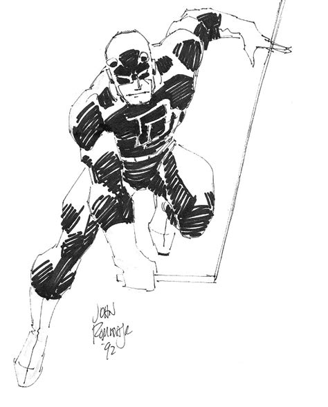 Marvel Comics Of The 1980s 1992 Daredevil By John Romita Jr