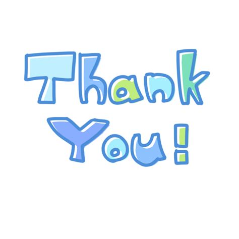 「thank You」文字のイラスト かわいいフリー素材が無料のイラストレイン