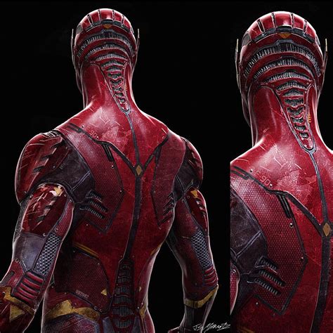 Replace the hands with a trainer my name is barry allen.today bring you the flash costume. OTHER: More of The Flash suit concept art by Jerad S ...