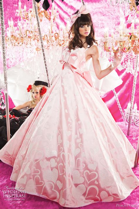 Glamour And Bold Flava Beautiful Girl Pink Wedding Dresses