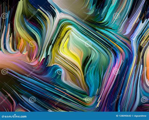 Colorful Paint In Motion Stock Illustration Illustration Of Media