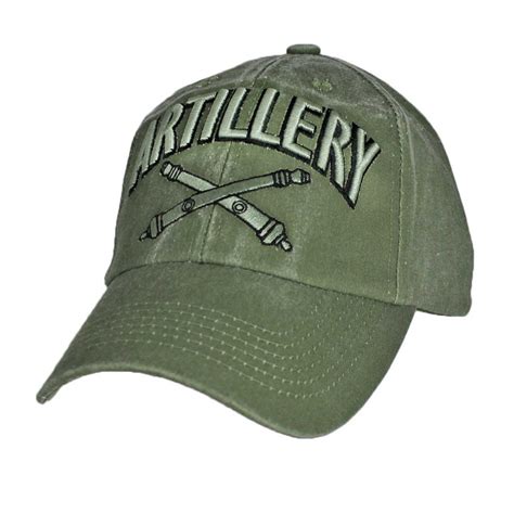 Us Army Artillery Us Army Artillery Od Green Military Baseball Cap