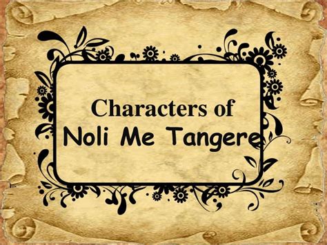Noli Me Tangere Symbols