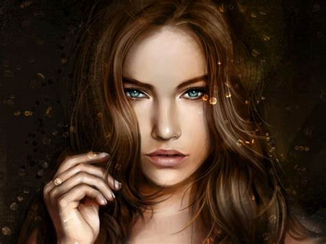 1‑patient 4‑athletic 2‑daring 3‑curious 5‑determined. Image result for fantasy girl brown hair | Fantasy art ...