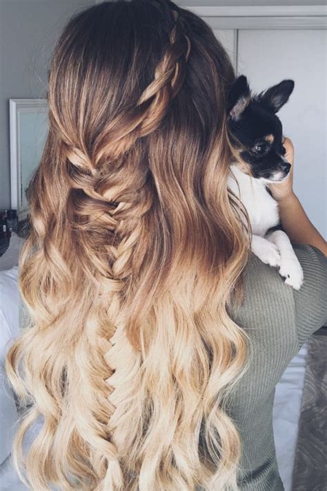 If the styling is made in the right fashion, this hairstyle will bring an amazing the curly hair is blonde and styled with a blowout fade haircut. 6 Tips To Ombre Your Hair And 29 Examples - Styleoholic