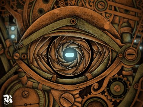 Eye Steampunk By Ryan Hidayat On Dribbble