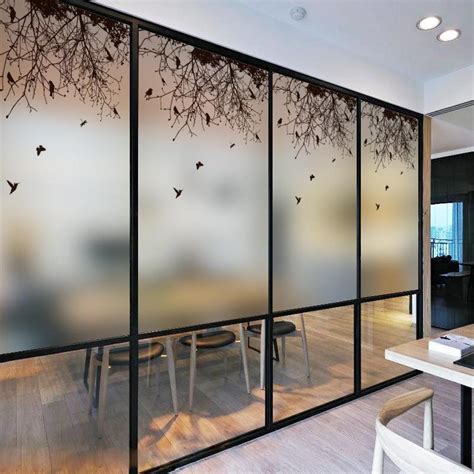 Frosted Film Privacy Glass Film For Home And Office
