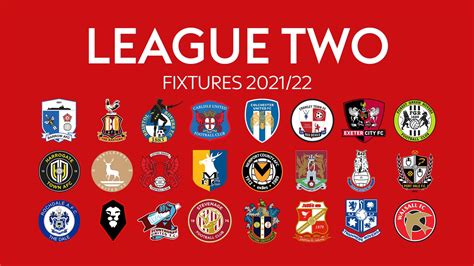 League Two 202122 Fixtures And Schedule Sutton Hartlepool Finish