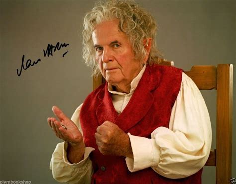 Ian Holm Bilbo Baggins The Hobbit Authentic Signed Photograph
